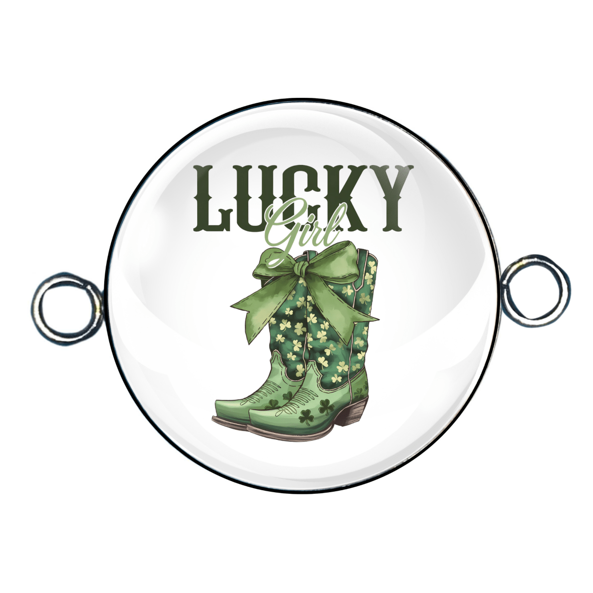Double Eyelet Lucky Bracelet Charms