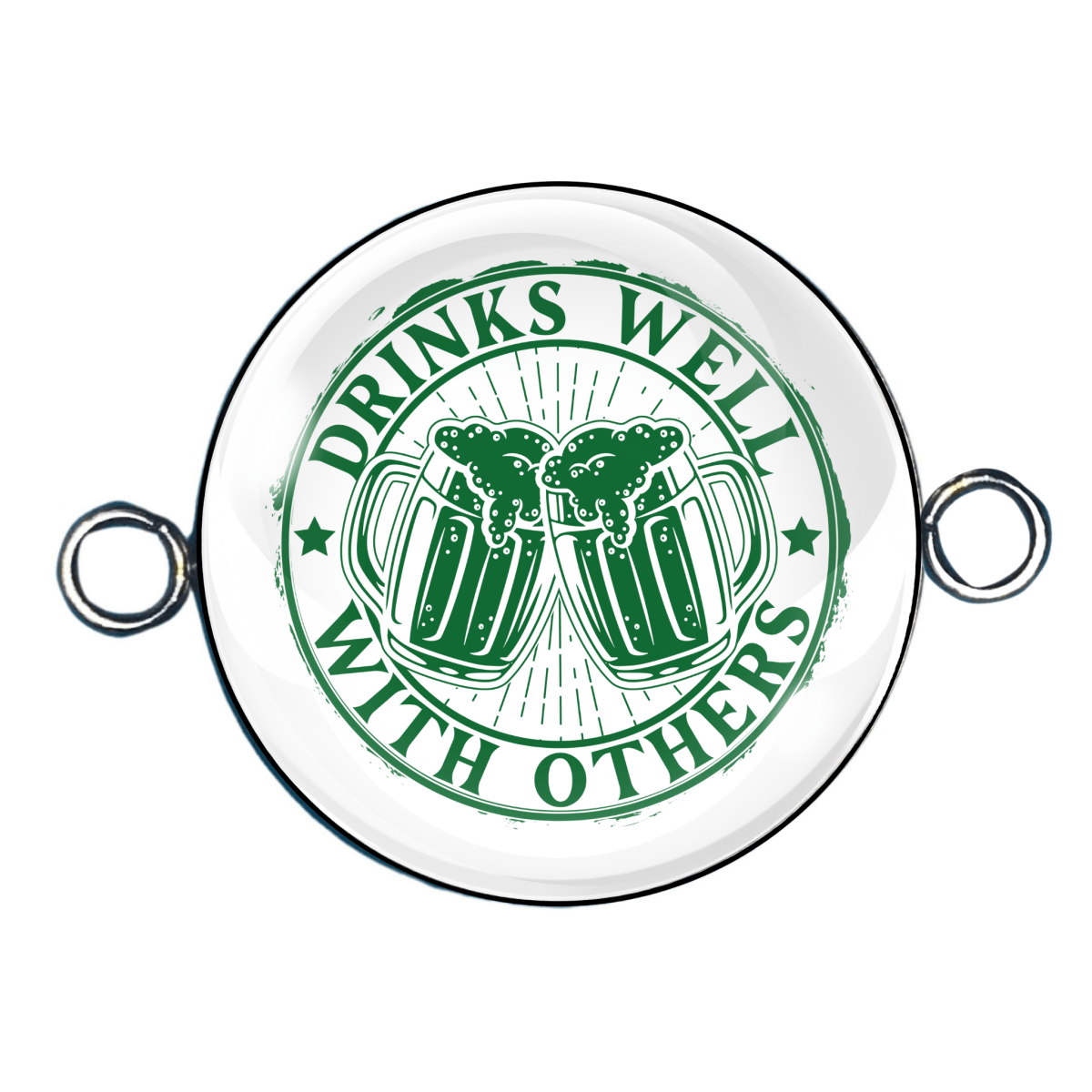 Double Eyelet Lucky Bracelet Charms