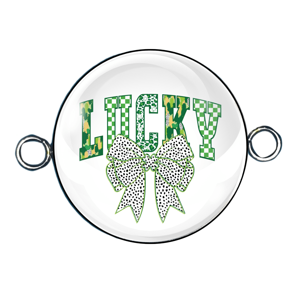 2 hole Lucky Bracelet Charms