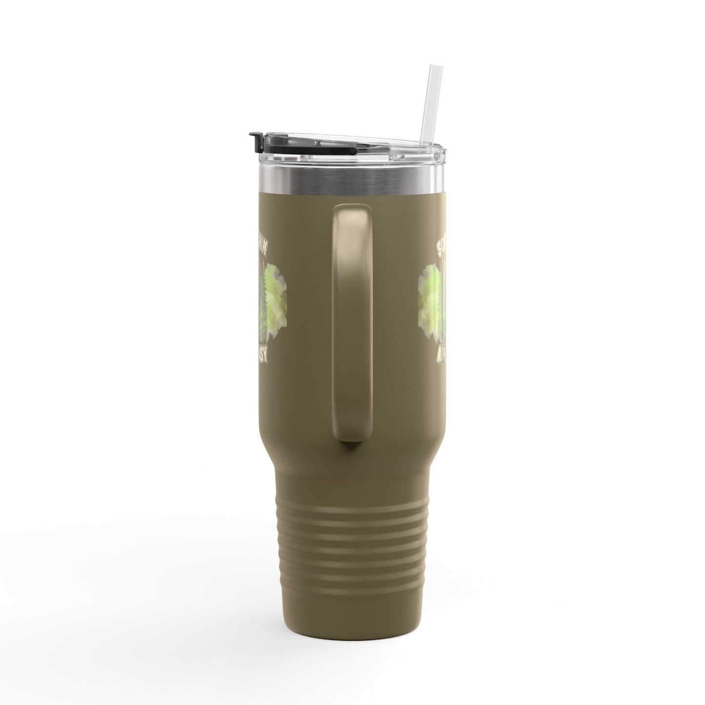 "Squatchin’ Ain’t Easy" 40oz Bigfoot Insulated Travel Tumbler