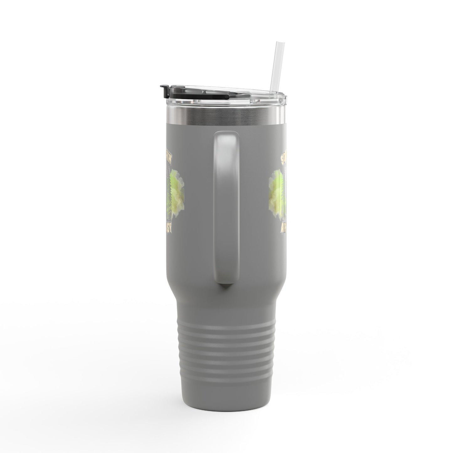 "Squatchin’ Ain’t Easy" 40oz Bigfoot Insulated Travel Tumbler