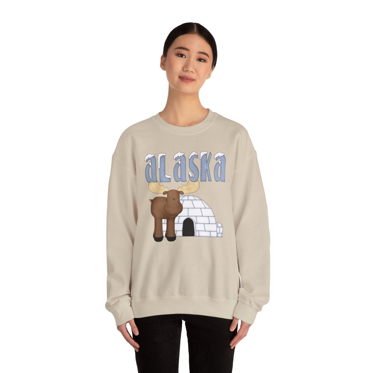 Alaska Unisex Sweatshirt - Mountain Wilderness Adventure Nature Explorer Top,