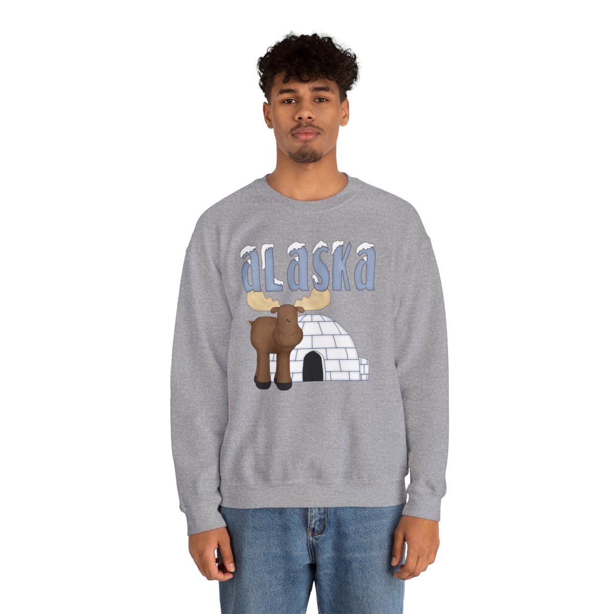 Alaska Unisex Sweatshirt - Mountain Wilderness Adventure Nature Explorer Top,