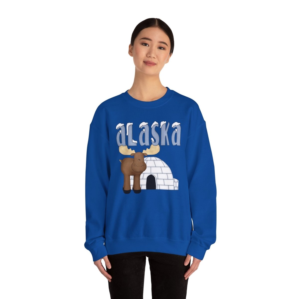 Alaska Unisex Sweatshirt - Mountain Wilderness Adventure Nature Explorer Top,