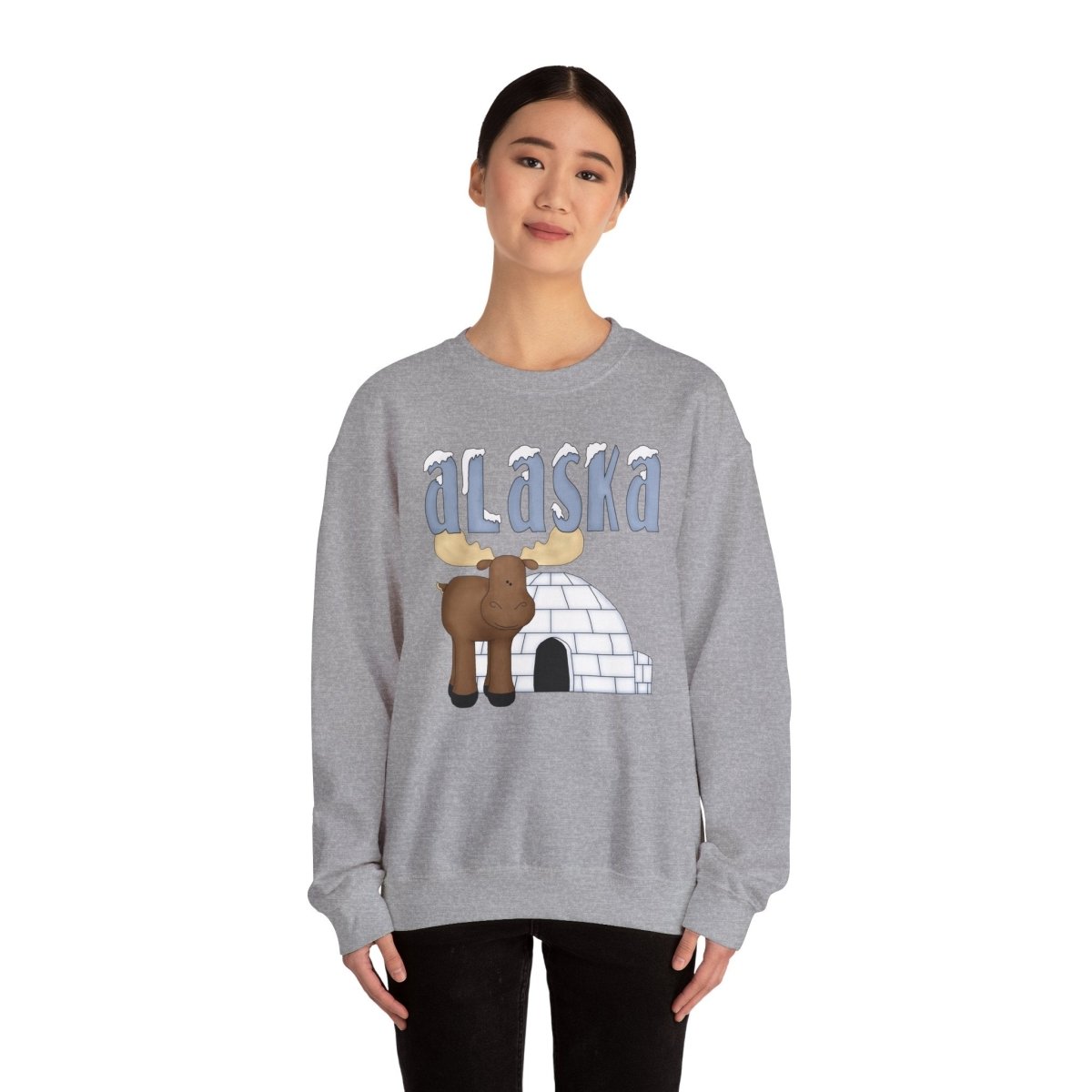 Alaska Unisex Sweatshirt - Mountain Wilderness Adventure Nature Explorer Top,