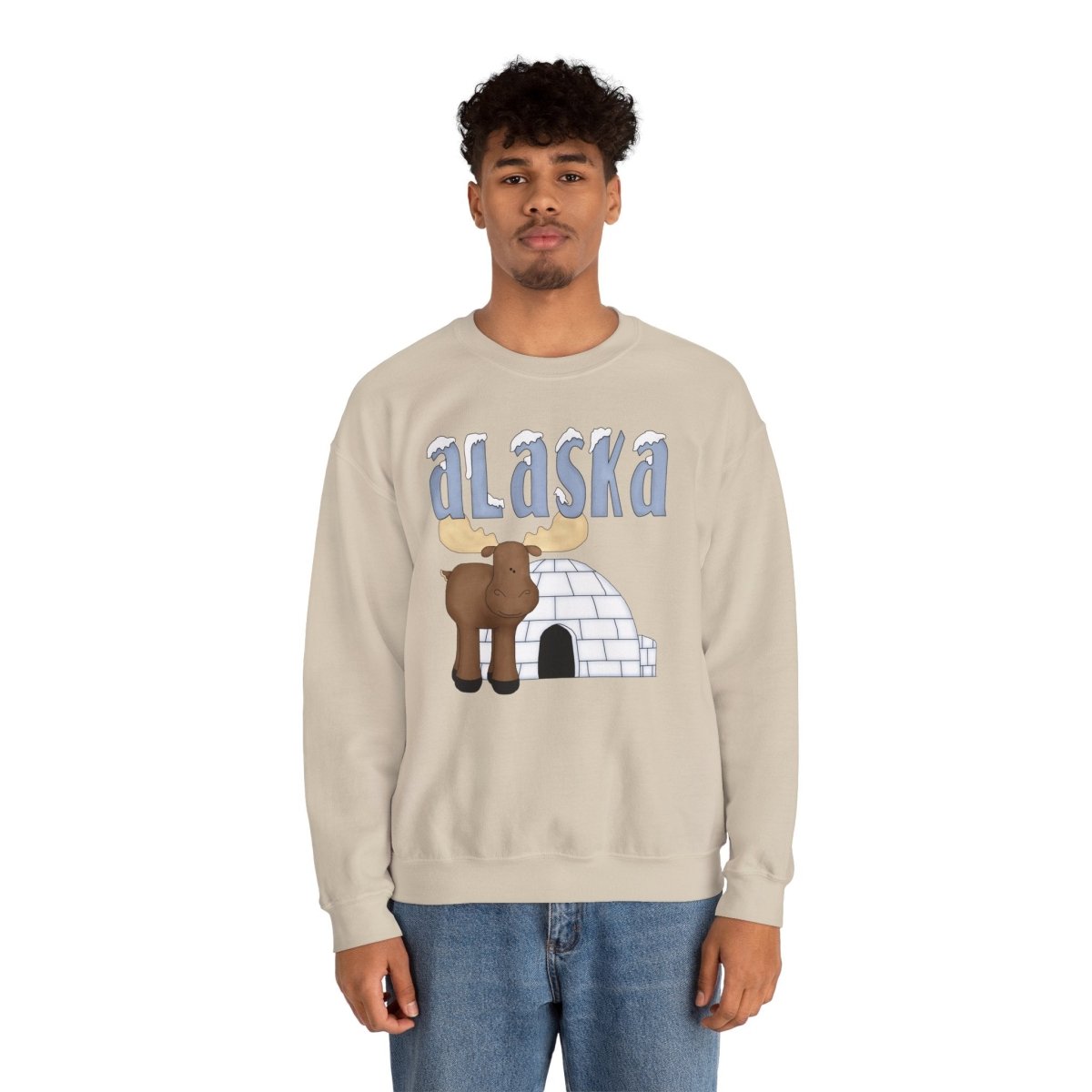 Alaska Unisex Sweatshirt - Mountain Wilderness Adventure Nature Explorer Top,