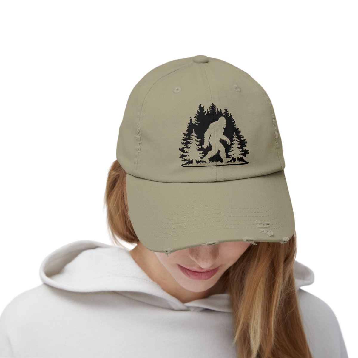 Believe in Bigfoot? Rock This Distressed Cryptid Hunter Cap!