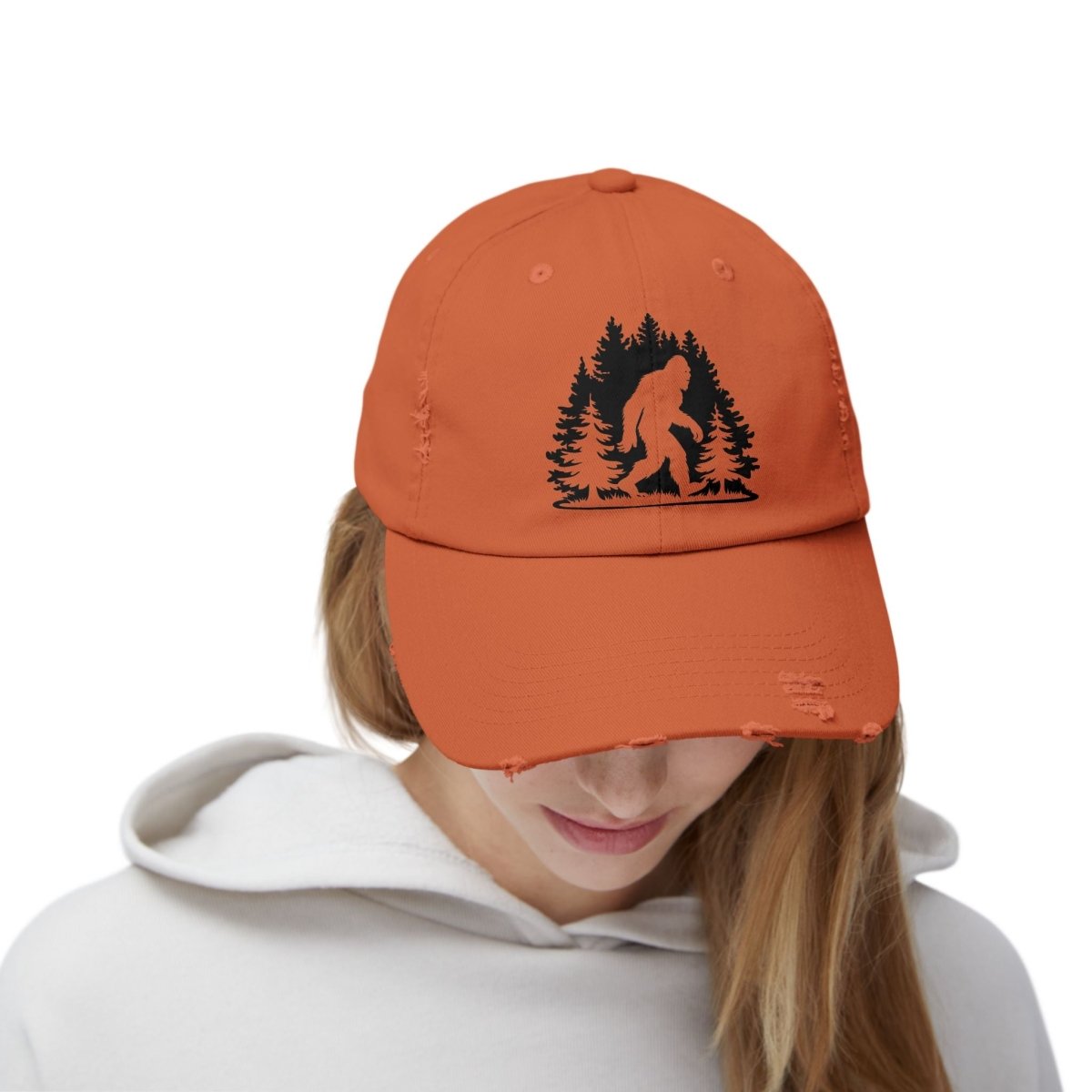 Believe in Bigfoot? Rock This Distressed Cryptid Hunter Cap!