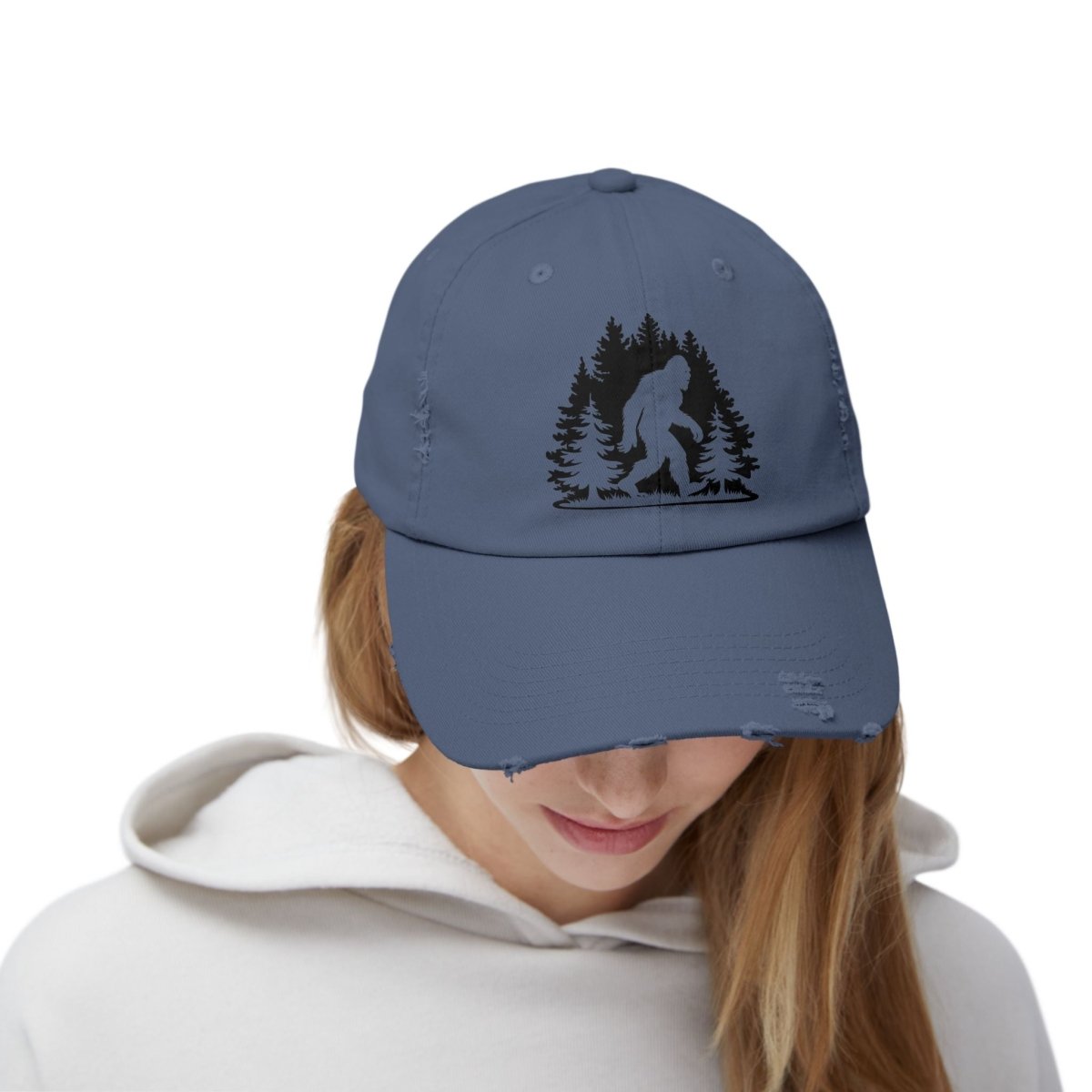 Believe in Bigfoot? Rock This Distressed Cryptid Hunter Cap!