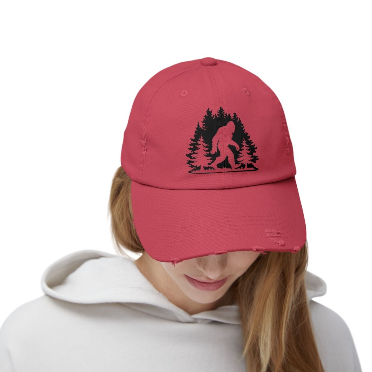 Believe in Bigfoot? Rock This Distressed Cryptid Hunter Cap!