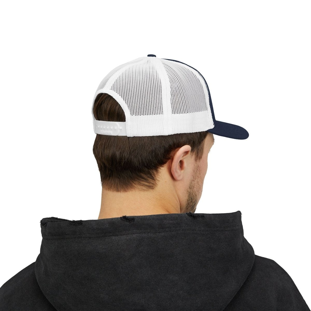 “Believe in the Unknown” Bigfoot Trucker Hat – Mountain Forest Design