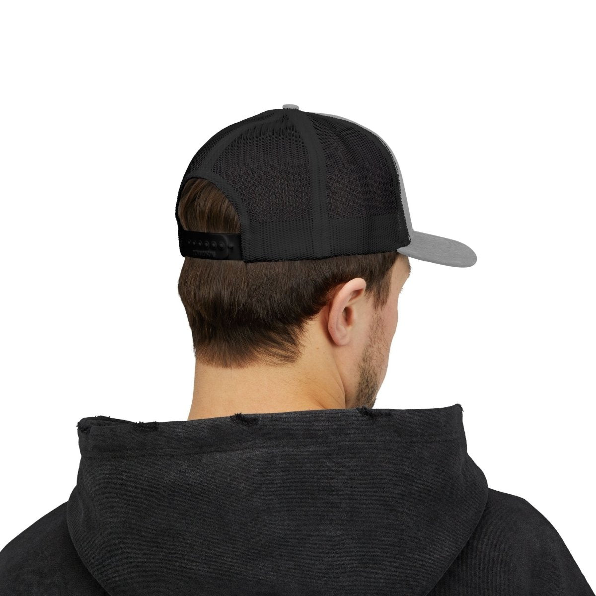 “Believe in the Unknown” Bigfoot Trucker Hat – Mountain Forest Design