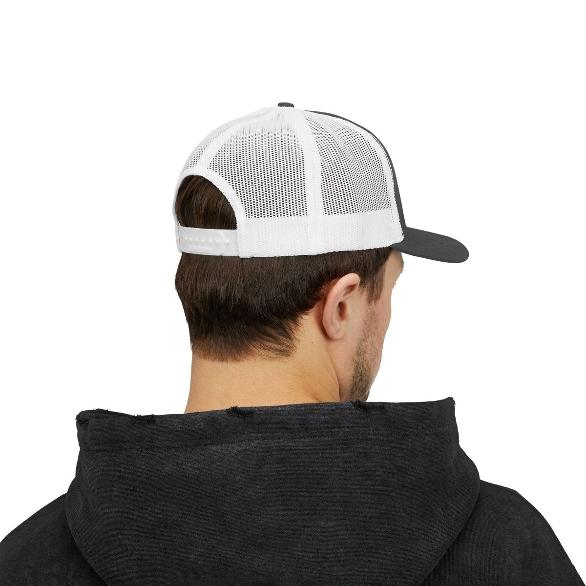 “Believe in the Unknown” Bigfoot Trucker Hat – Mountain Forest Design