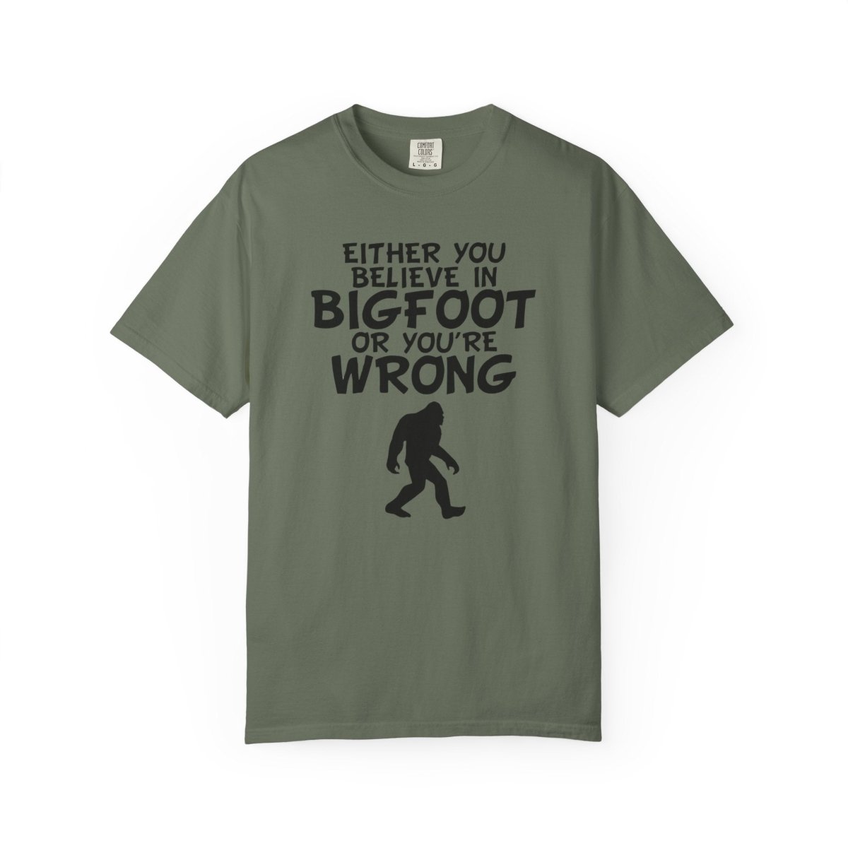 Bigfoot Believer Unisex Tee, Sasquatch Fan Shirt, Cryptid Enthusiast Top, Funny