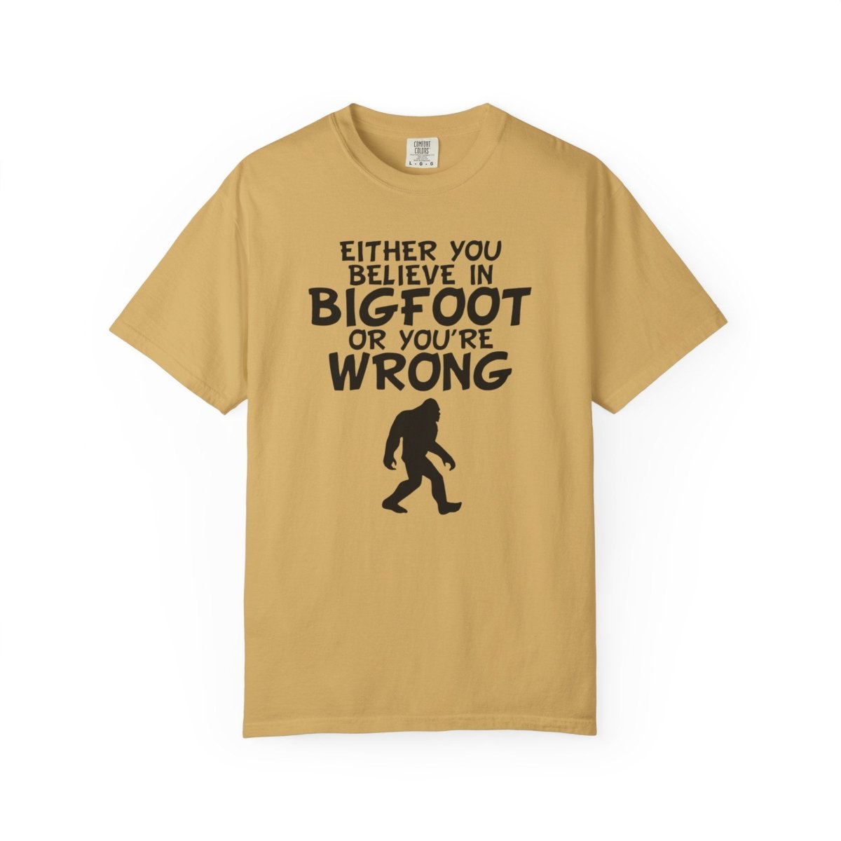 Bigfoot Believer Unisex Tee, Sasquatch Fan Shirt, Cryptid Enthusiast Top, Funny