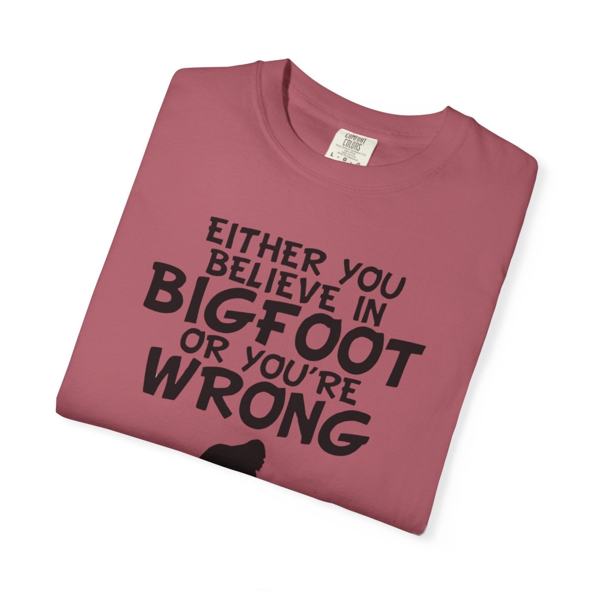 Bigfoot Believer Unisex Tee, Sasquatch Fan Shirt, Cryptid Enthusiast Top, Funny