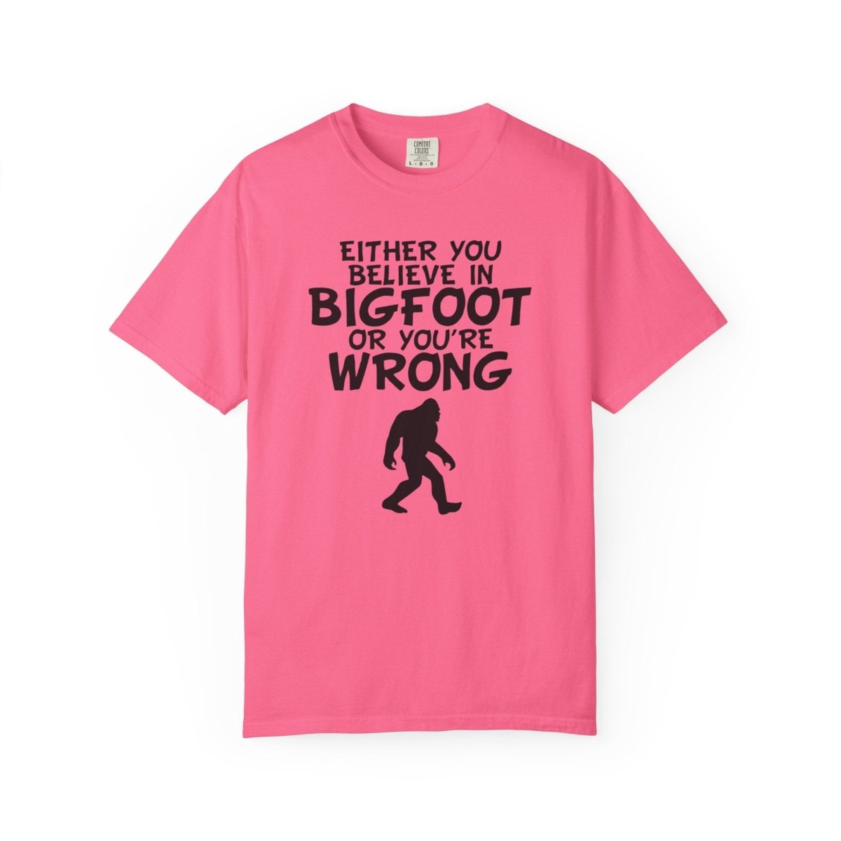 Bigfoot Believer Unisex Tee, Sasquatch Fan Shirt, Cryptid Enthusiast Top, Funny