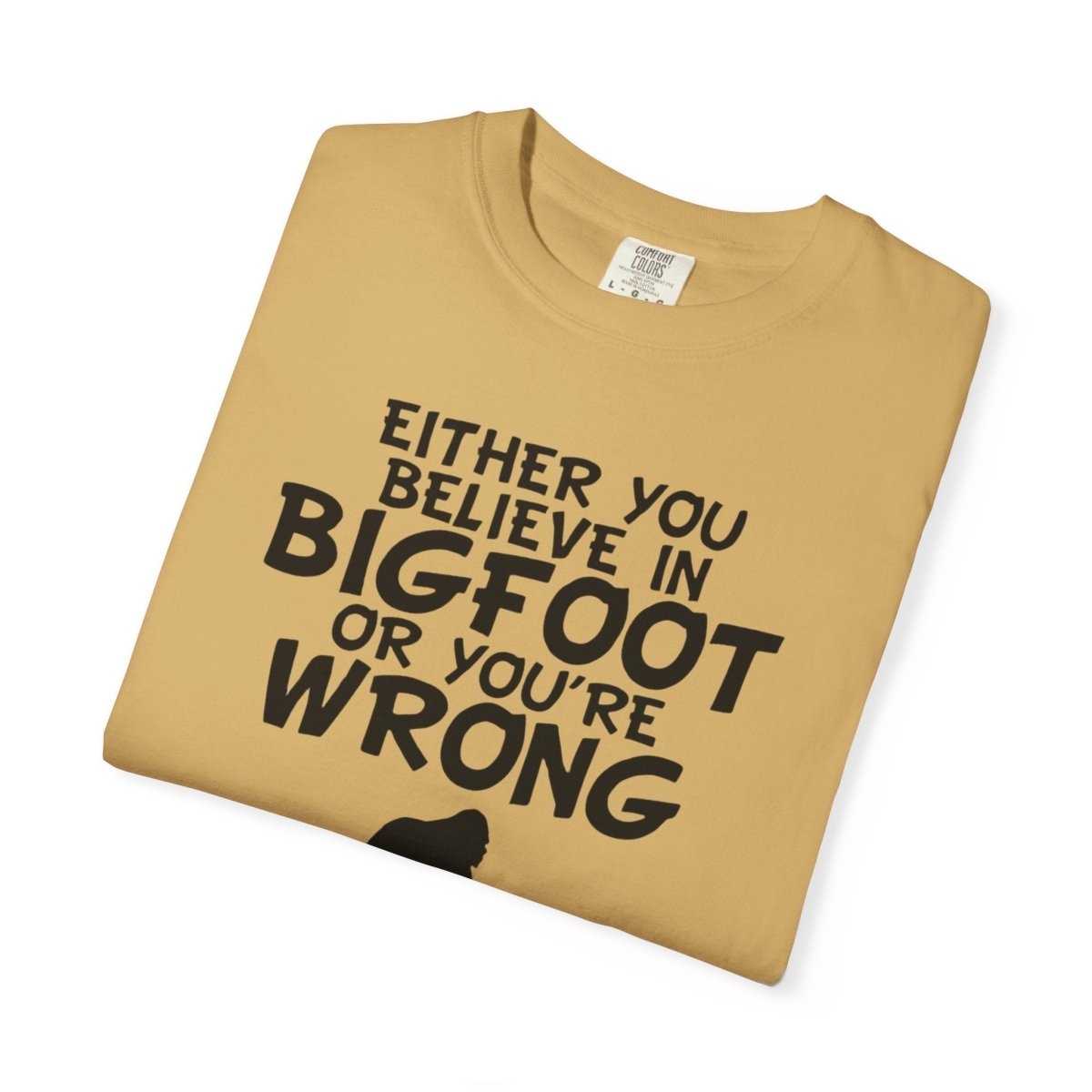 Bigfoot Believer Unisex Tee, Sasquatch Fan Shirt, Cryptid Enthusiast Top, Funny