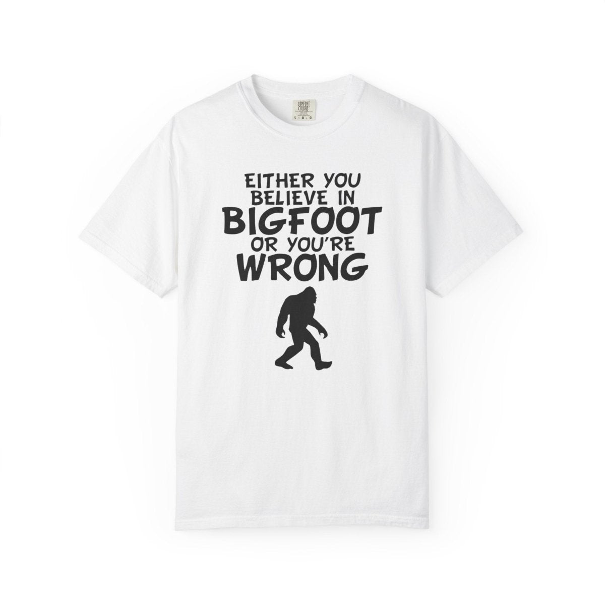 Bigfoot Believer Unisex Tee, Sasquatch Fan Shirt, Cryptid Enthusiast Top, Funny