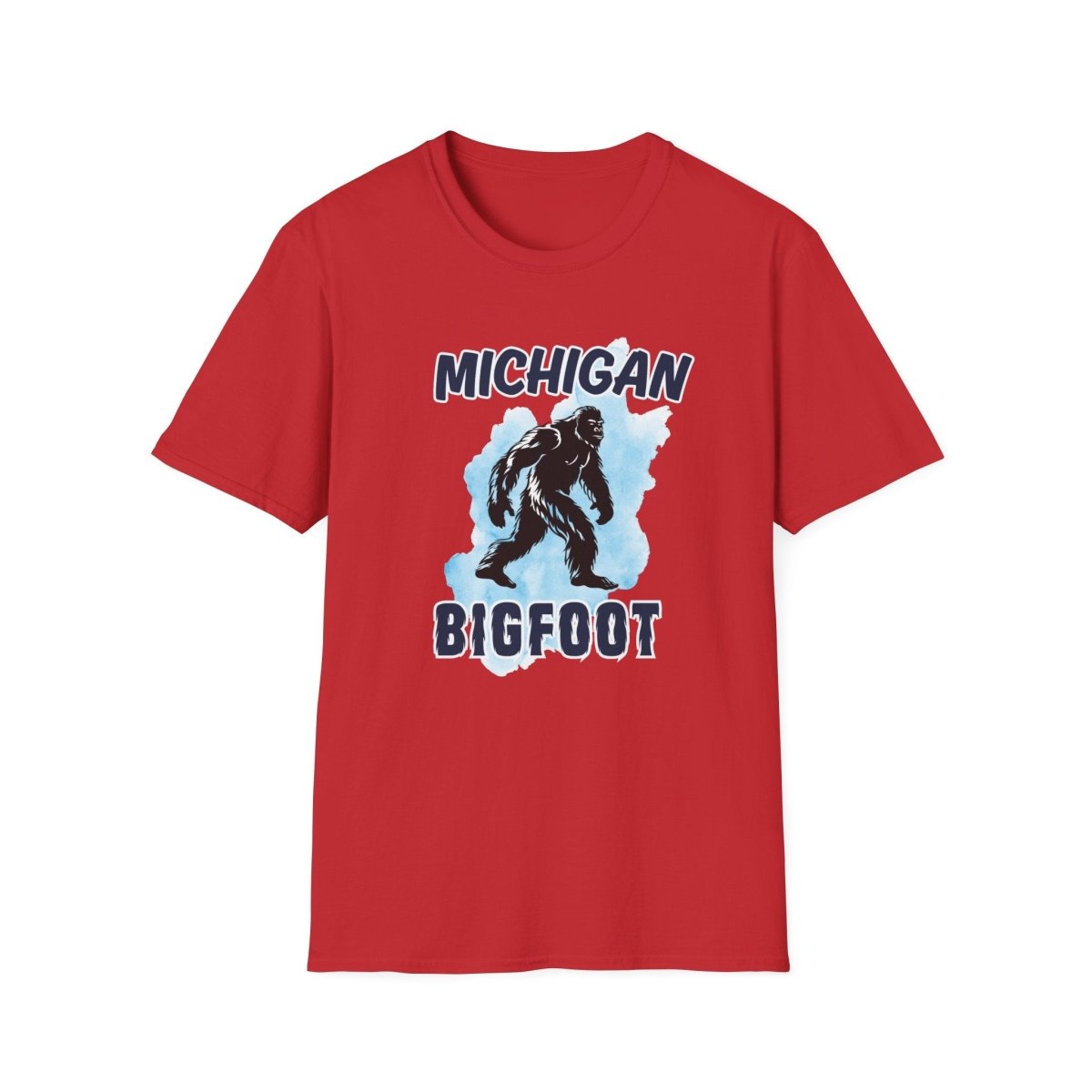 Bigfoot T-Shirt - Michigan Souvenir Unisex Softstyle Tee