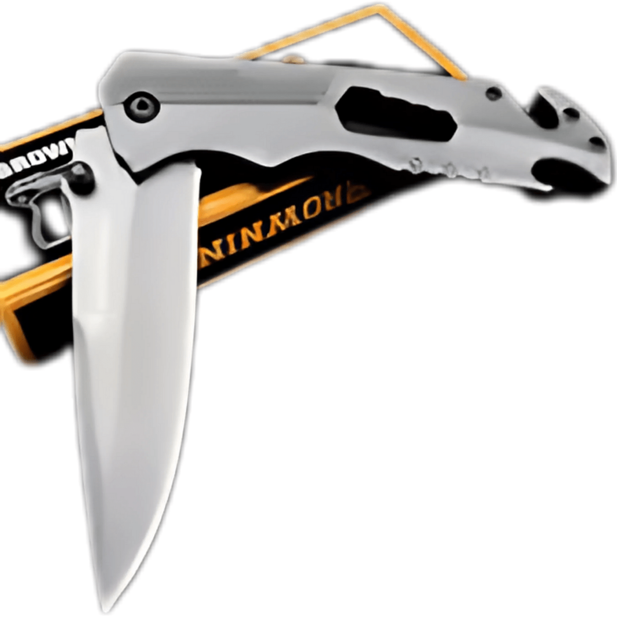 Stainless Steel Multi-Function Folding Lockback Pocket Knife, Hunting, Camping, Fishing Knives