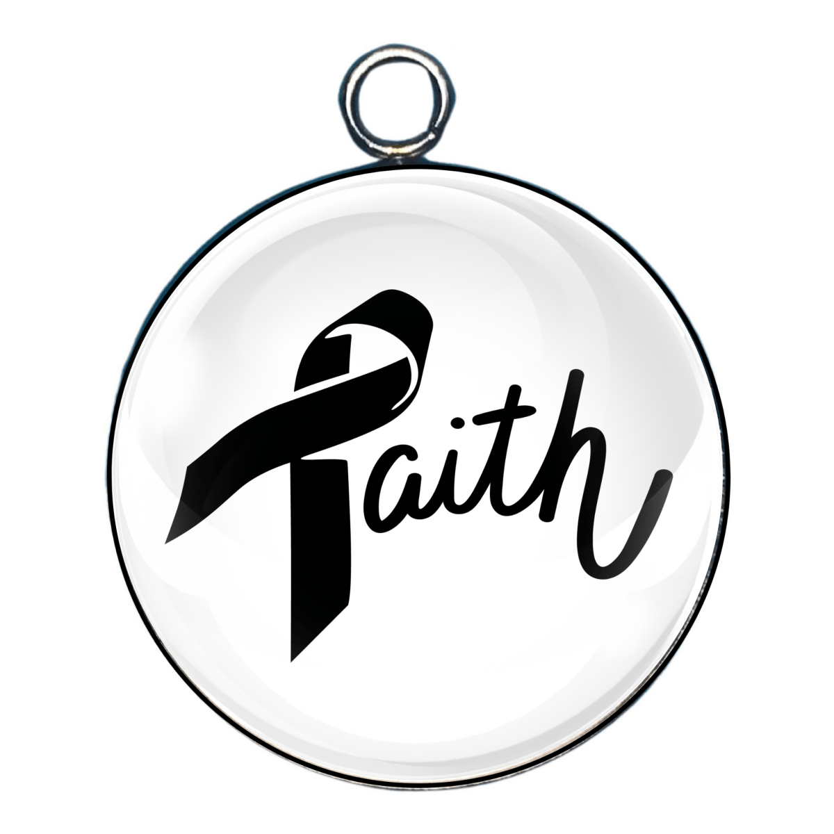 Cancer Awareness Ribbon Charms