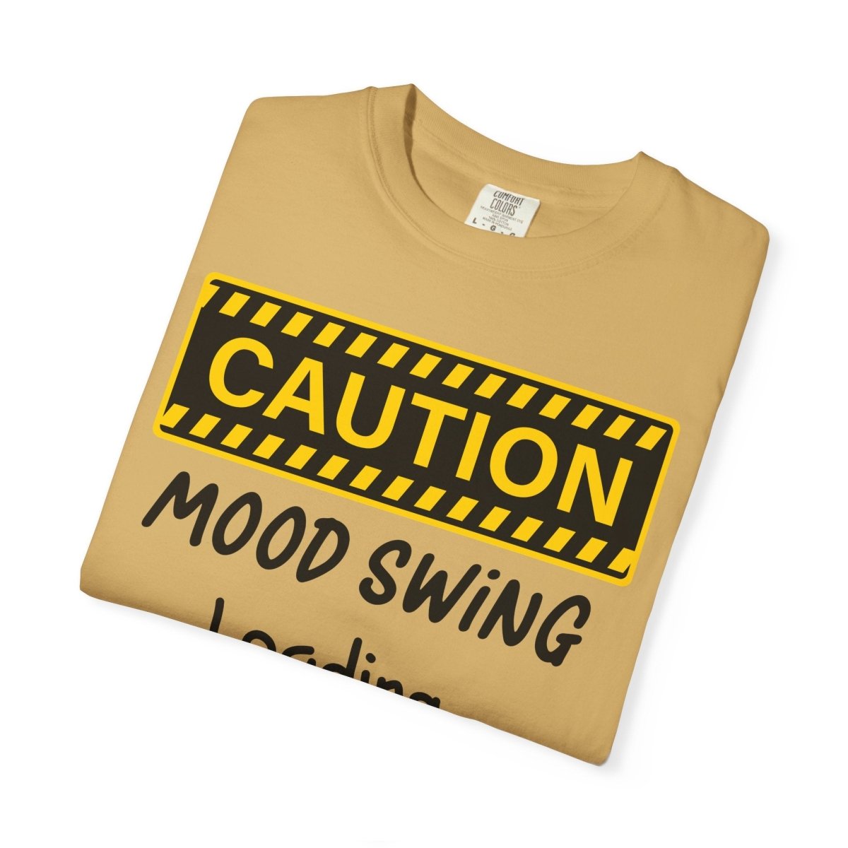 Caution Graphic Unisex Garment-Dyed T-Shirt | Fun Casual Tee | Sizes S-4XL | Soft & Relaxed Fit
