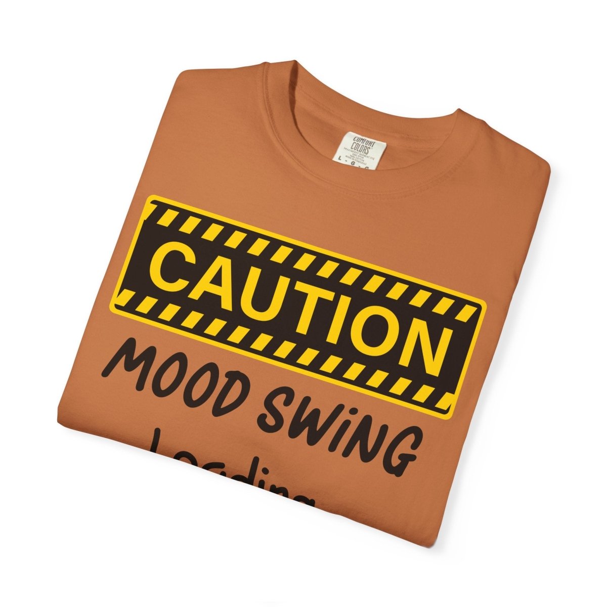 Caution Graphic Unisex Garment-Dyed T-Shirt | Fun Casual Tee | Sizes S-4XL | Soft & Relaxed Fit