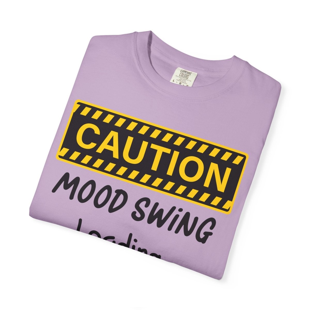 Caution Graphic Unisex Garment-Dyed T-Shirt | Fun Casual Tee | Sizes S-4XL | Soft & Relaxed Fit