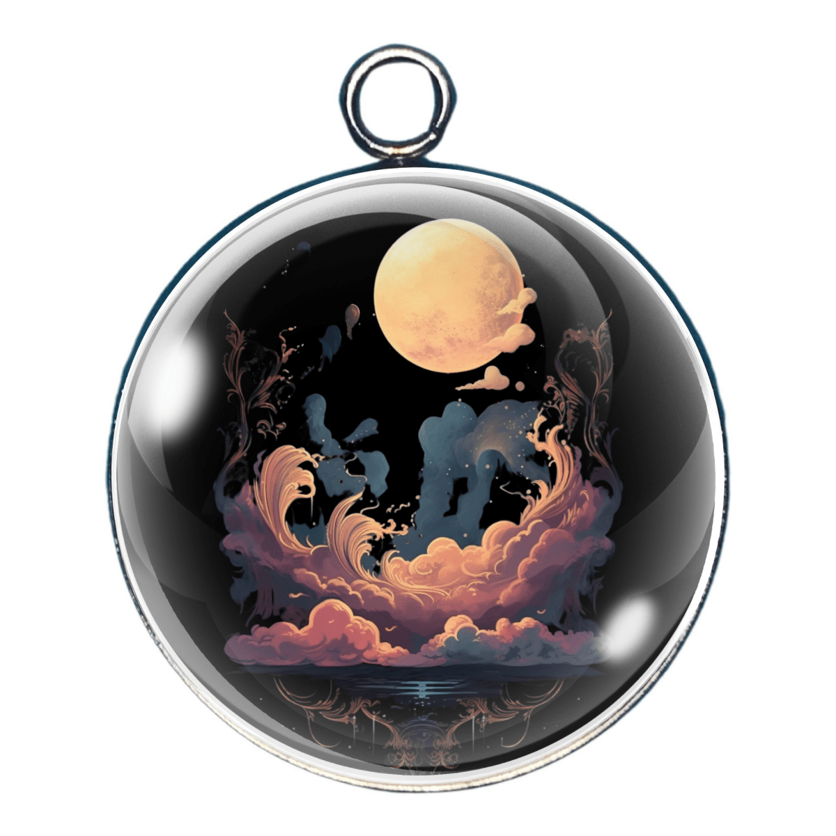 Celestial Moon Charms, Jewelry Making Charms