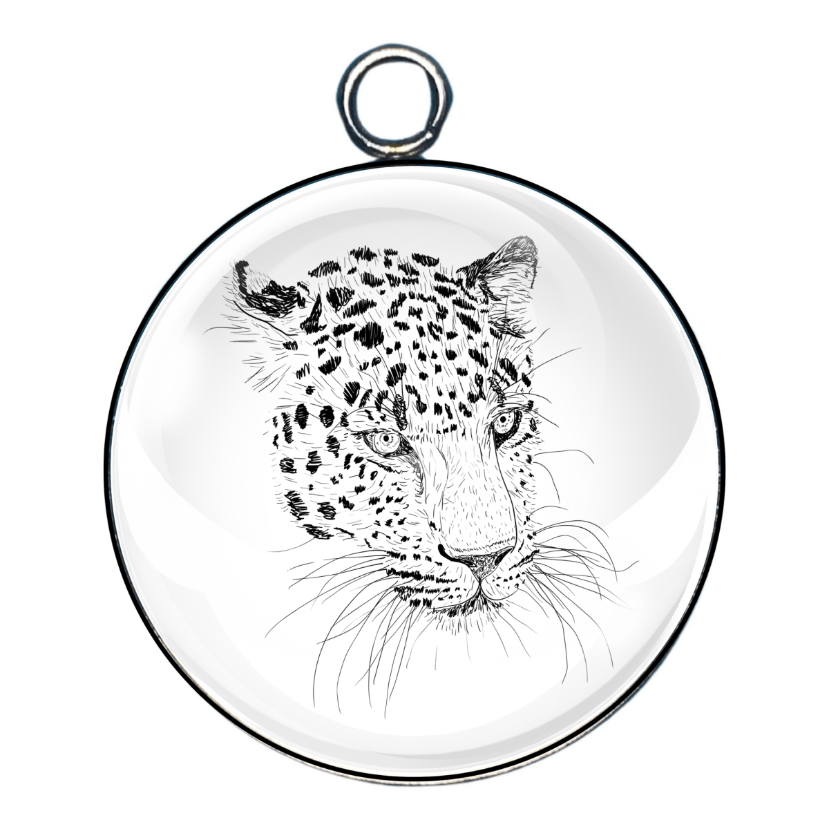 charms of Africa glass cabochon charm