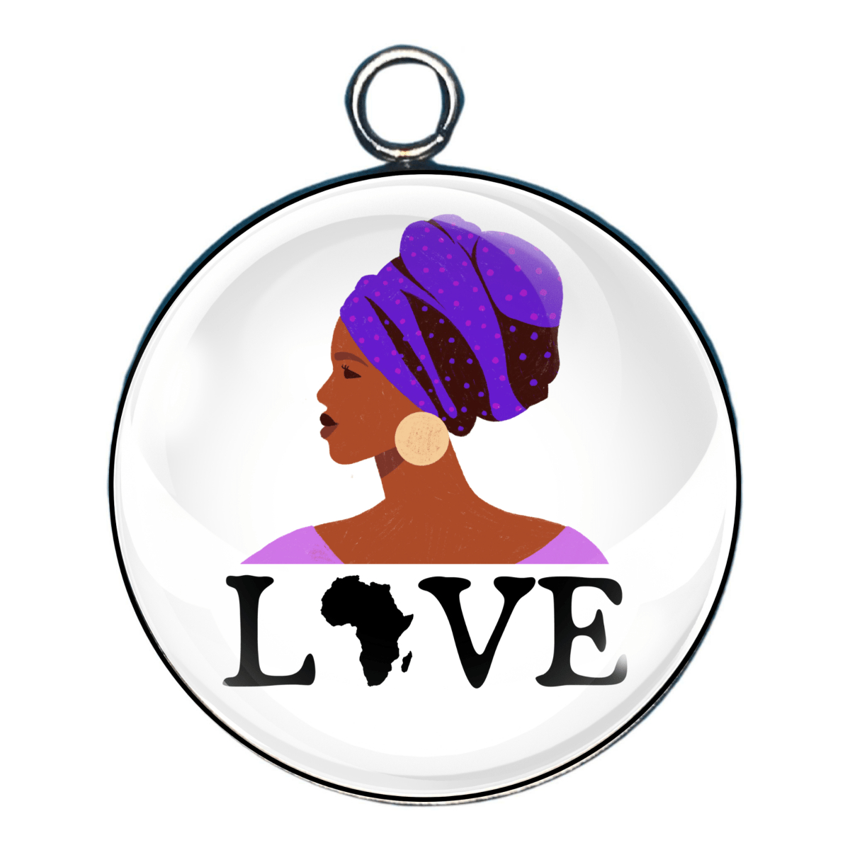 Charms of Africa Glass Cabochon Charms