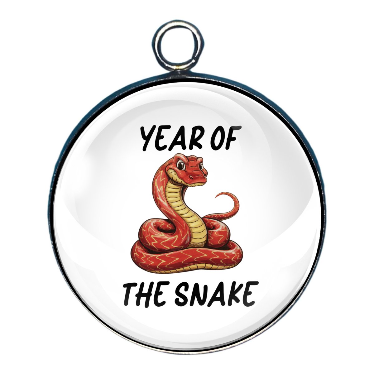 Chinese New Year 2025 Glass Cabochon Charms