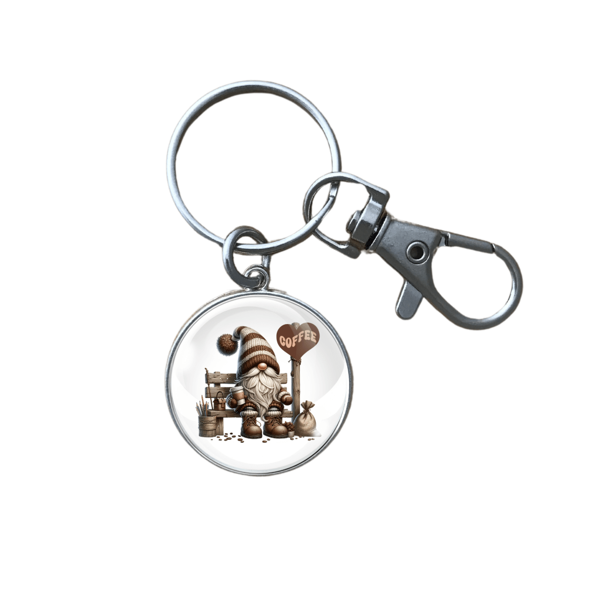 Coffee gnome Keyrings