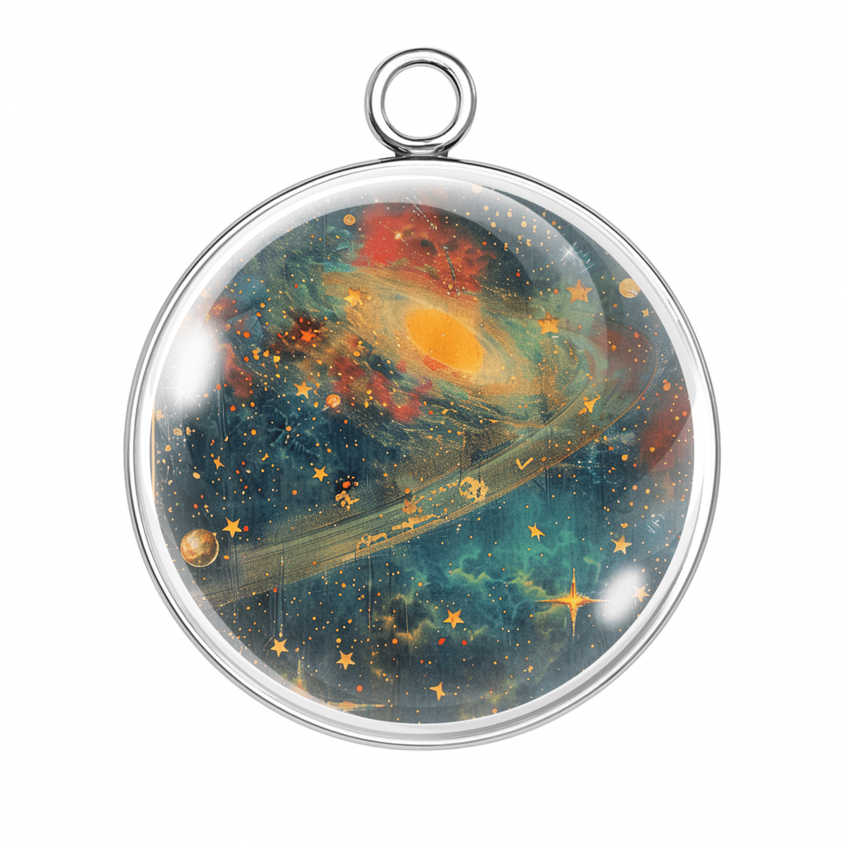 Style #3 showcases a powerful cosmic firestorm with rings and celestial flames across a starfield.