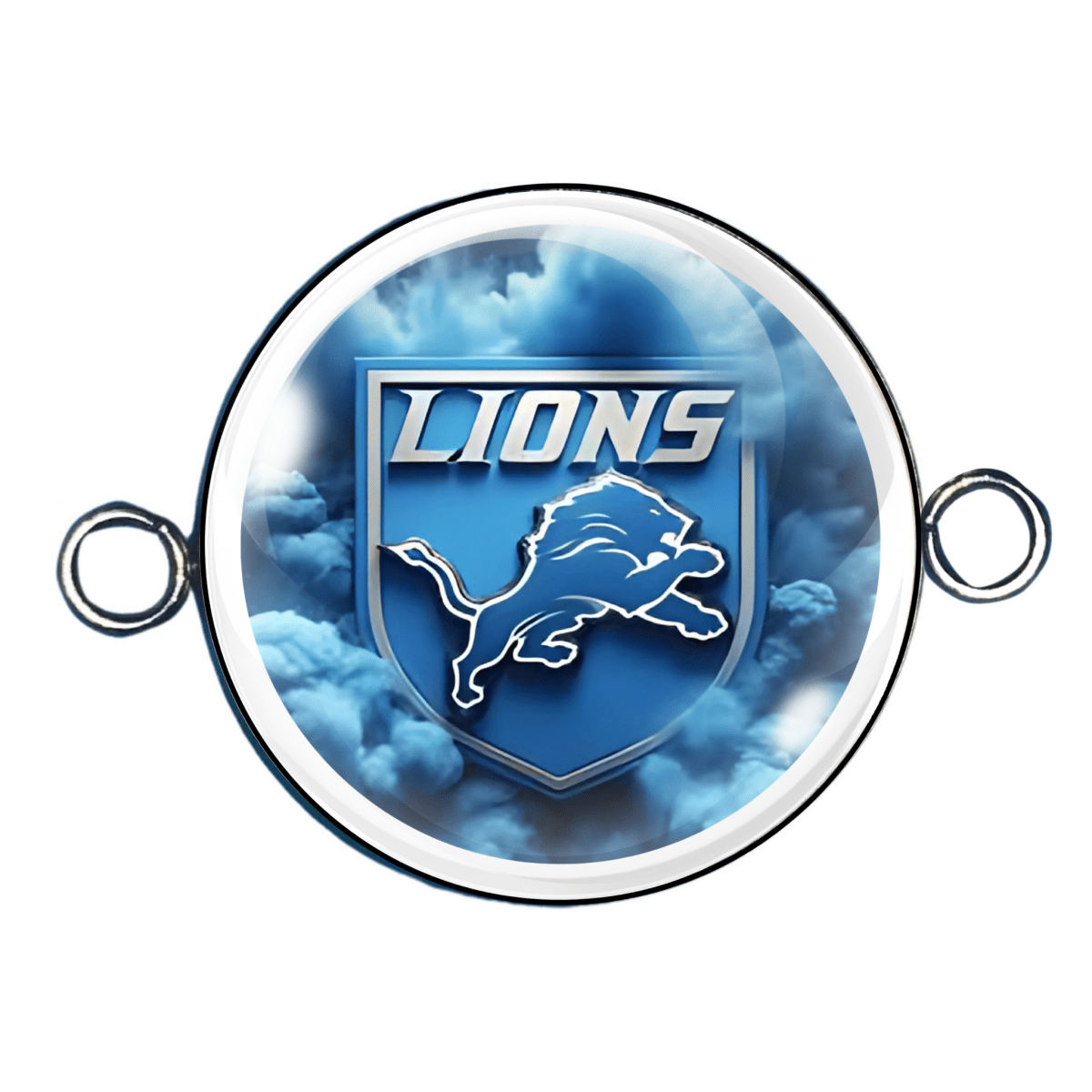 lions 2 hoop bracelet charm