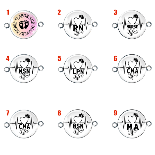 Double Eyelet Nurse Charms