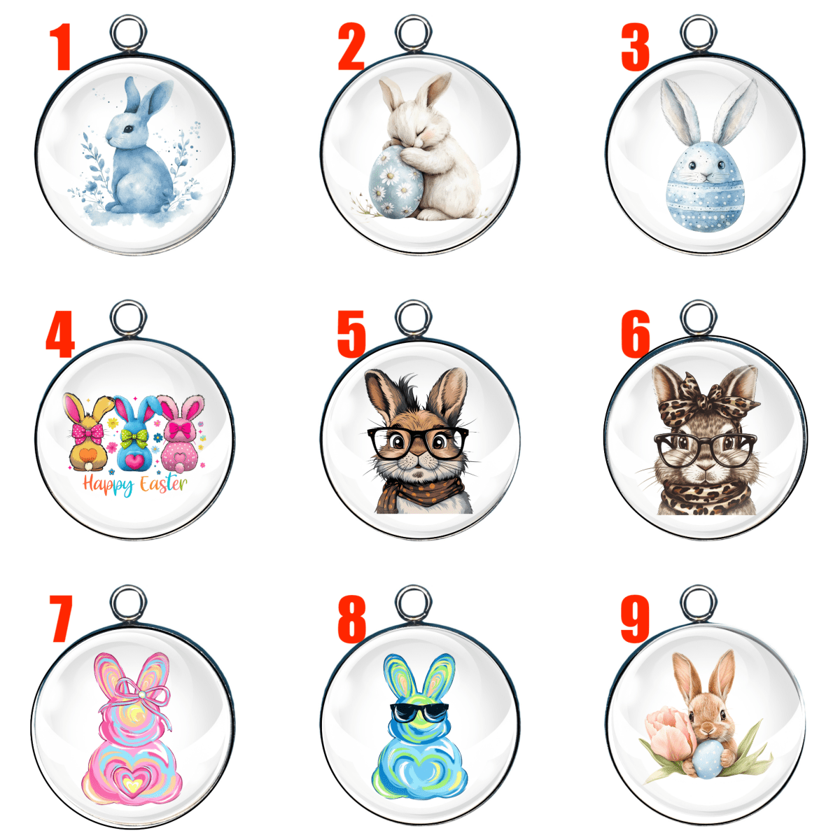 set of 9 s