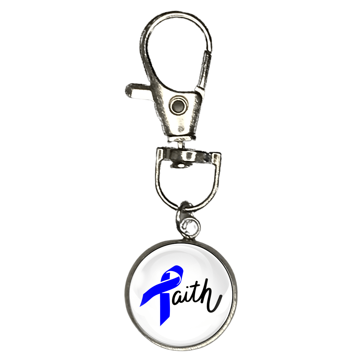 Faith Cancer Awareness Zipper Pulls