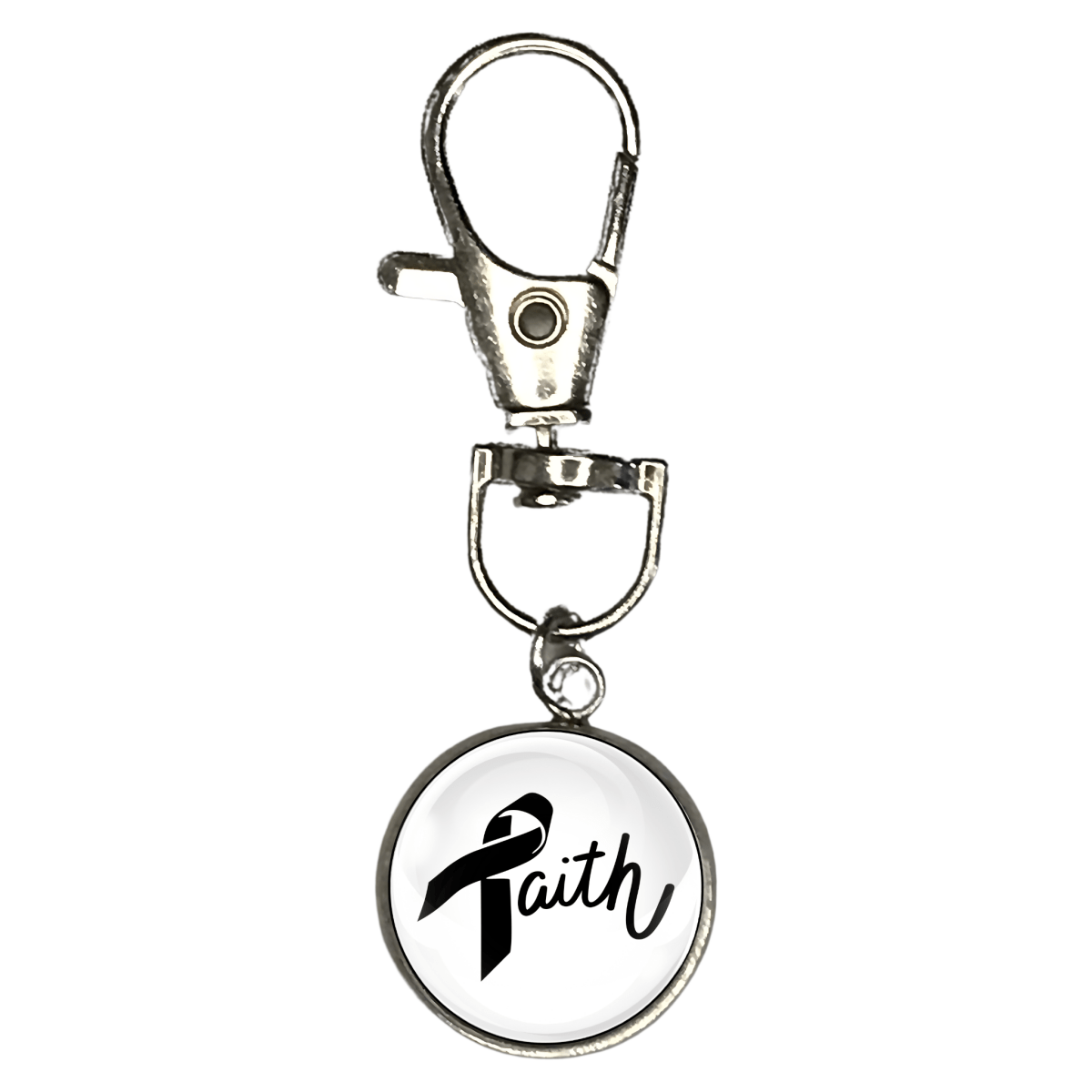 Faith Cancer Awareness Zipper Pulls