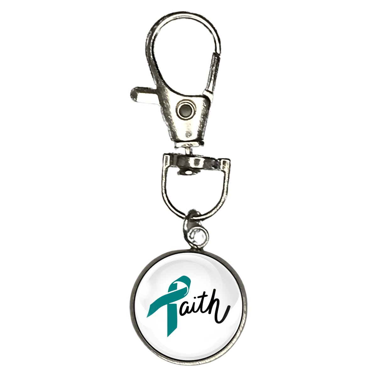 Faith Cancer Awareness Zipper Pulls
