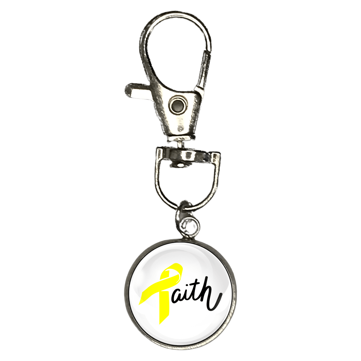 Faith Cancer Awareness Zipper Pulls