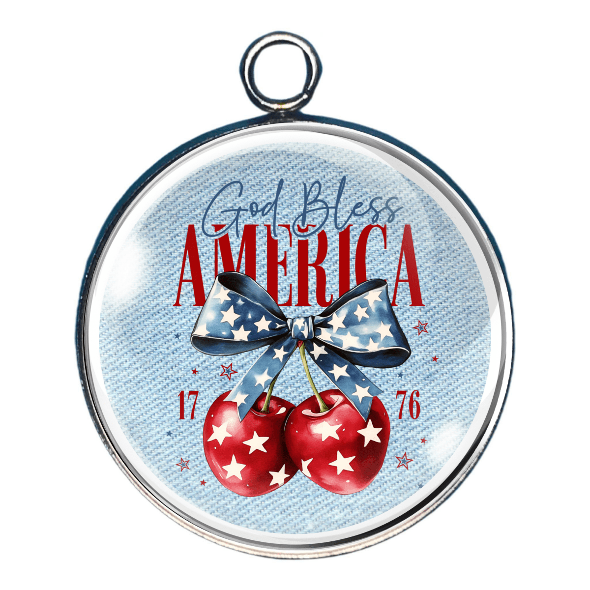 Charm of God Bless America & Cherries