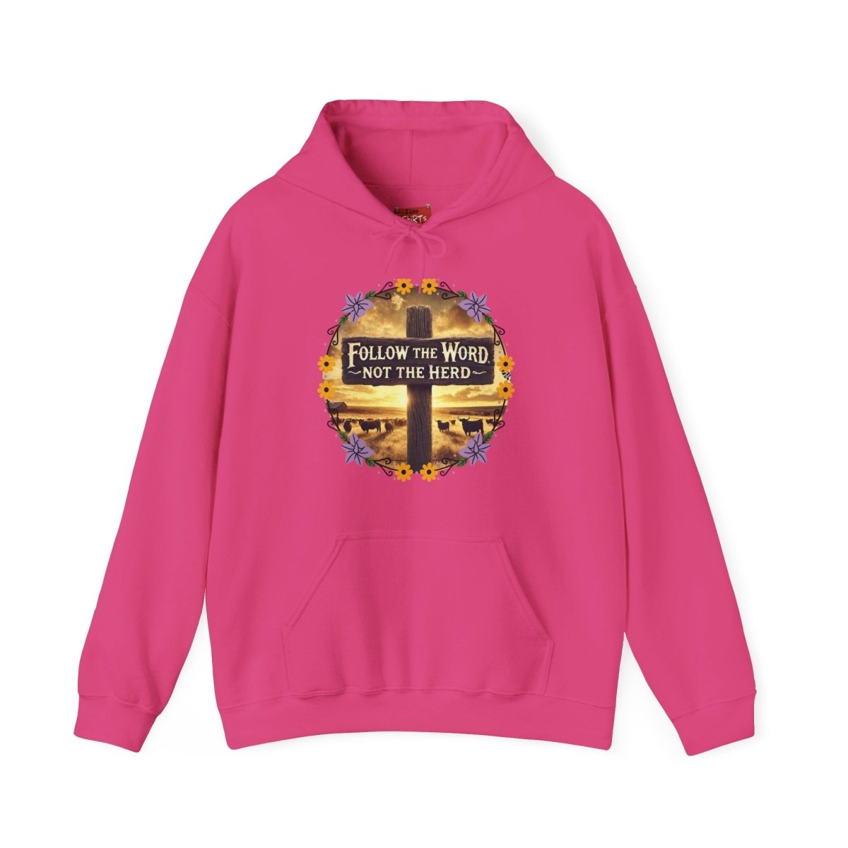 Follow the Word Not the Herd Hoodie | Christian Unisex Faith Sweatshirt