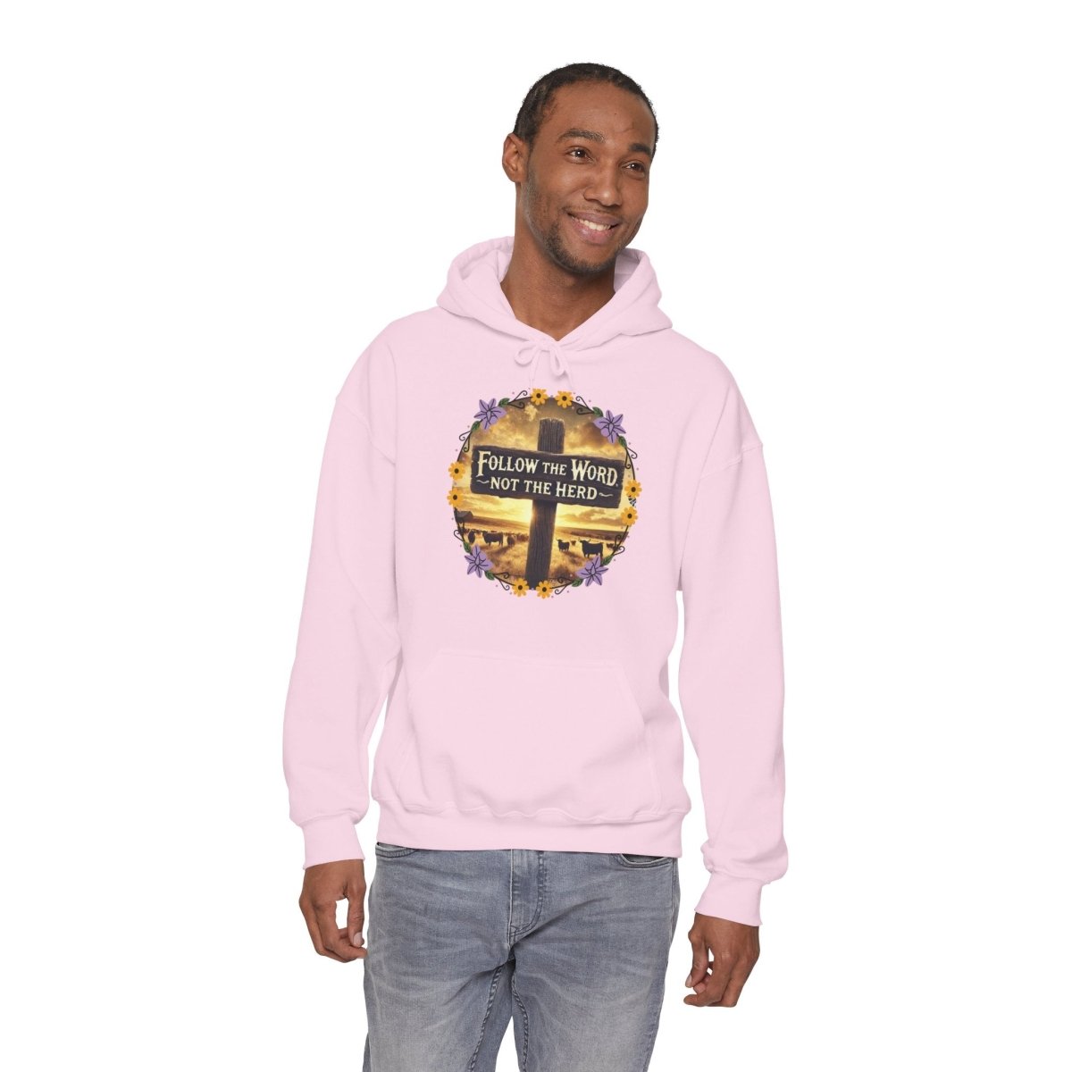 Follow the Word Not the Herd Hoodie | Christian Unisex Faith Sweatshirt