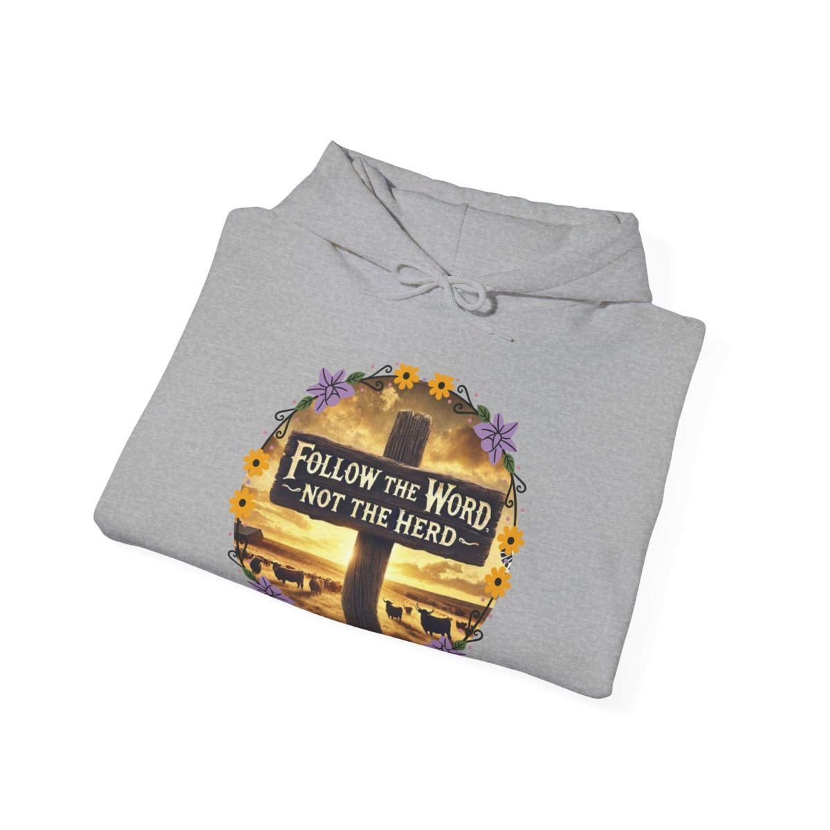 Follow the Word Not the Herd Hoodie | Christian Unisex Faith Sweatshirt