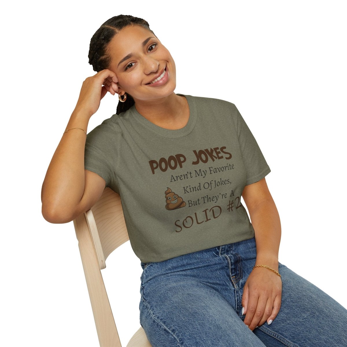 Funny Poop Jokes Unisex T-Shirt, Humorous Graphic Tee, Sarcastic Shirt, Gag Gift