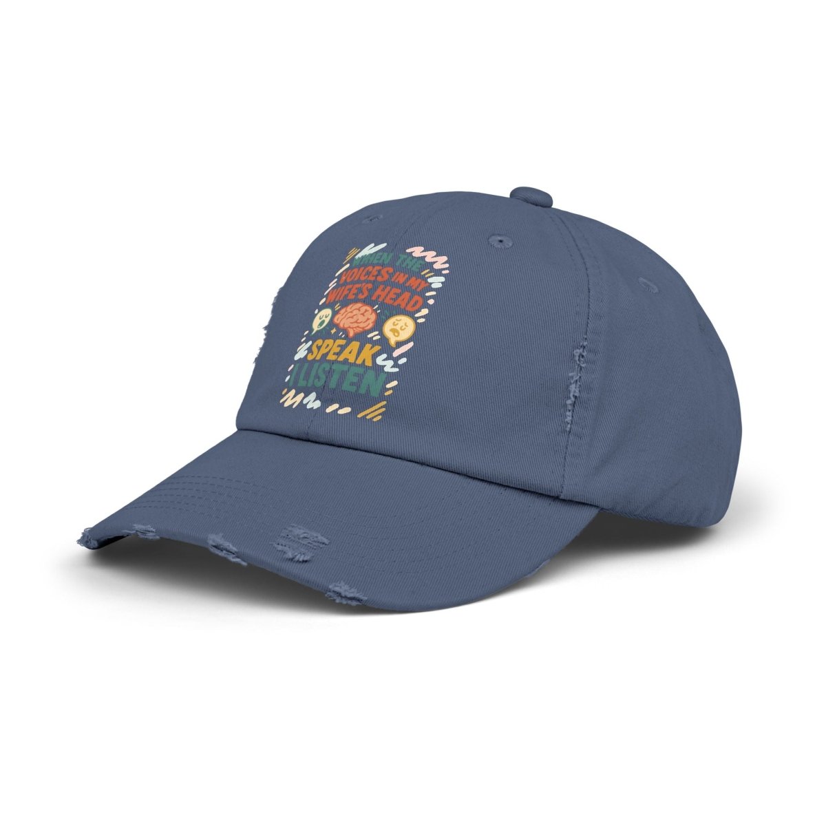 Funny Unisex Distressed Cap, Humor Hat for Dads, Gifts for Him, Casual Wear,