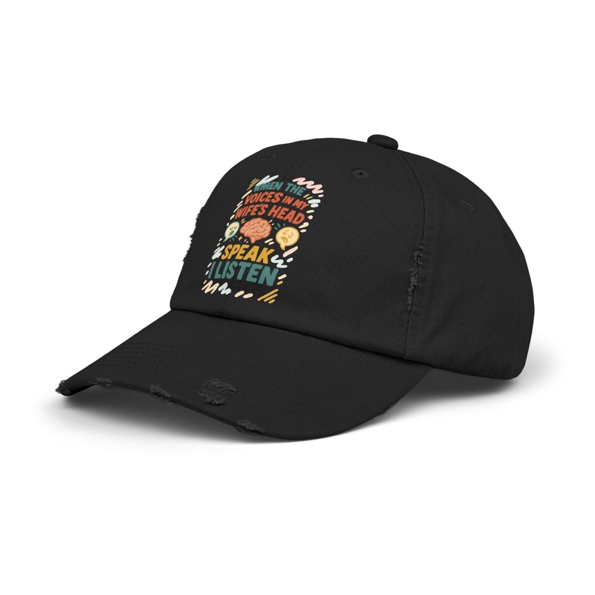Funny Unisex Distressed Cap, Humor Hat for Dads, Gifts for Him, Casual Wear,