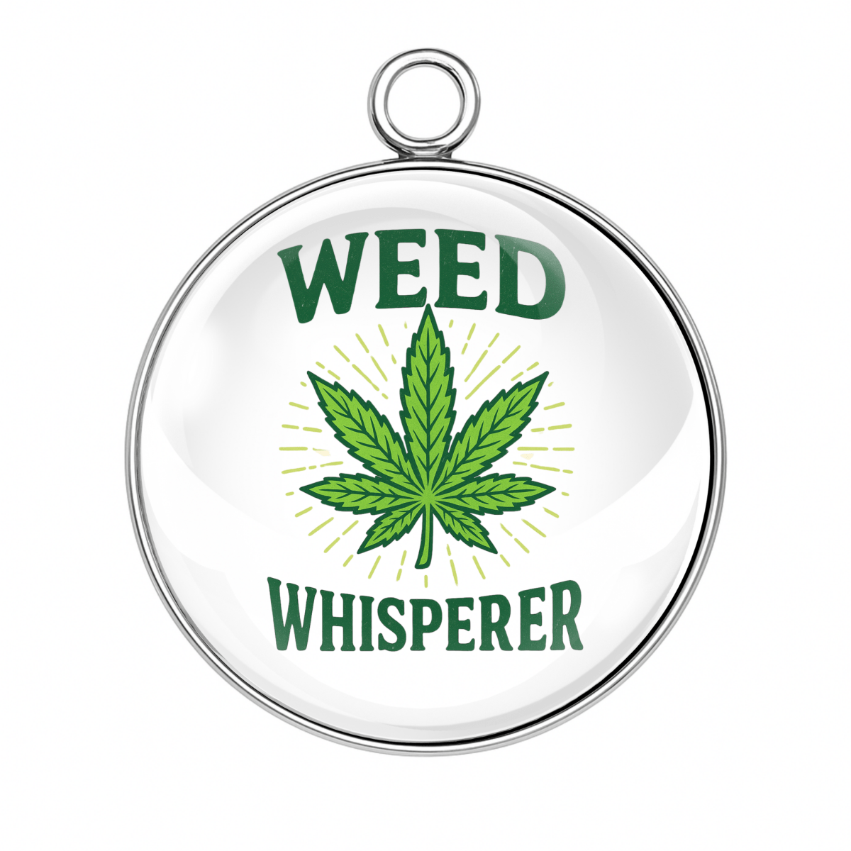 Weed Whisperer, picture of a marijuana leaf